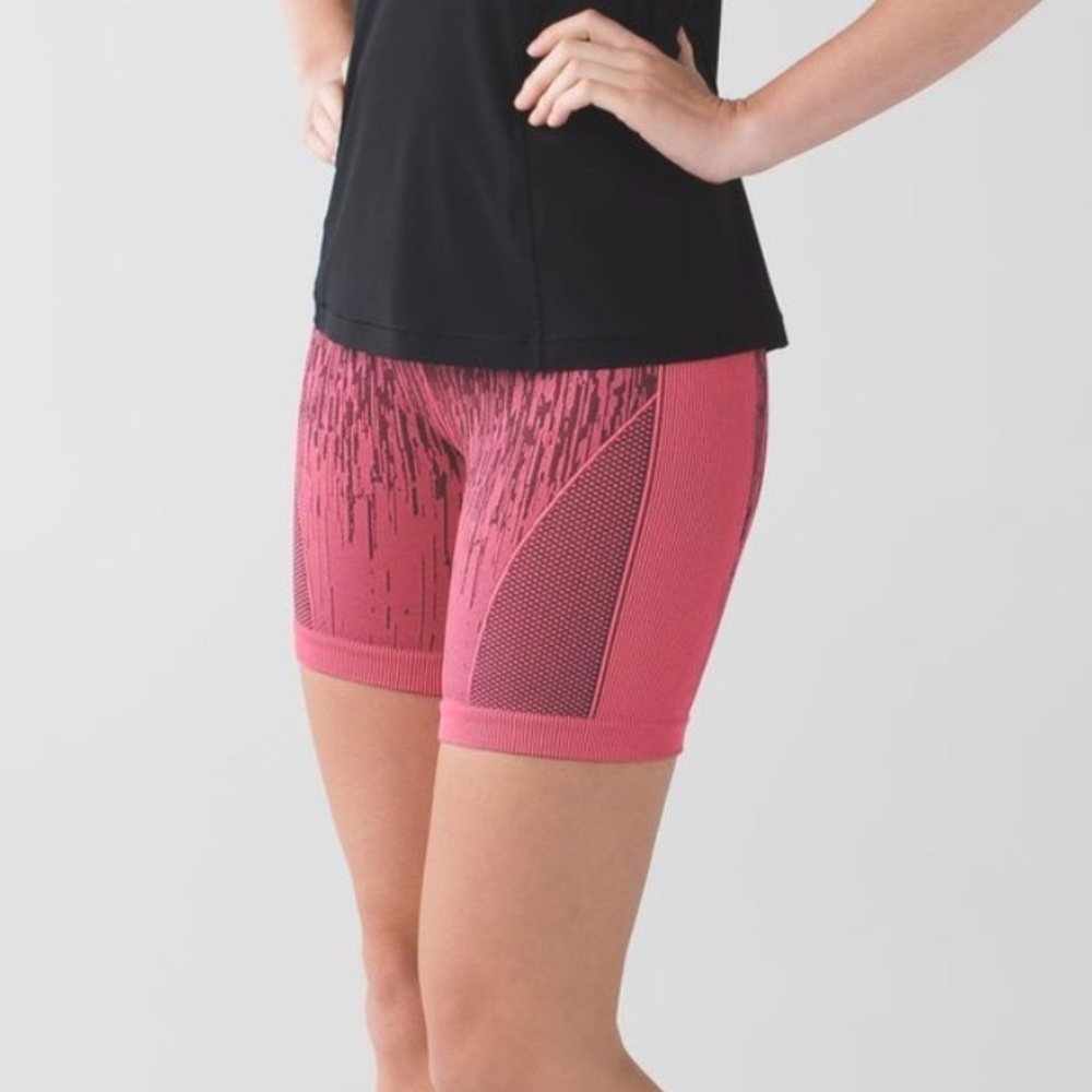 Lululemon Athletica Sculpt Short - Electric Coral
